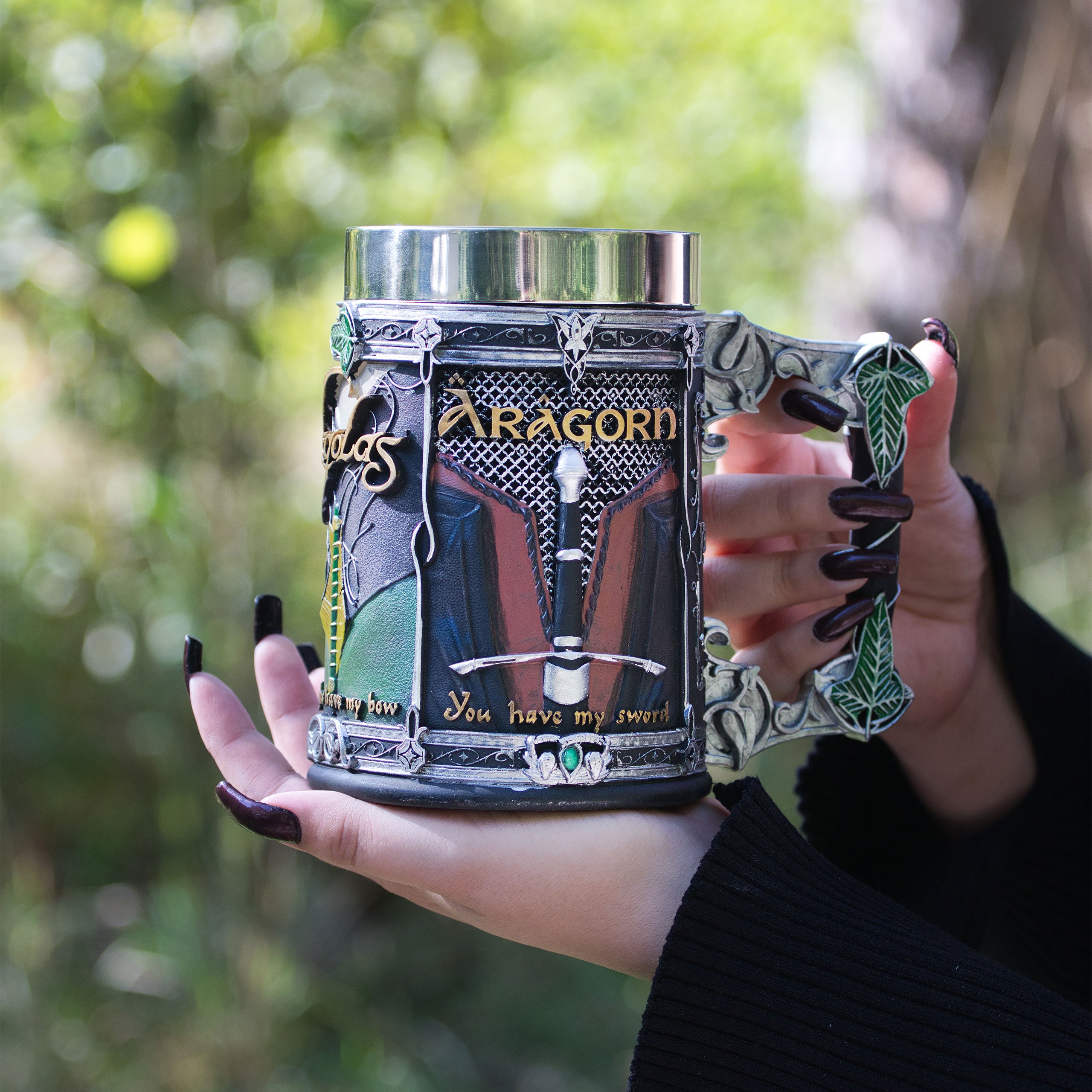 Product image The Lord of the Rings - Aragorn Legolas Gimli Deluxe Tankard