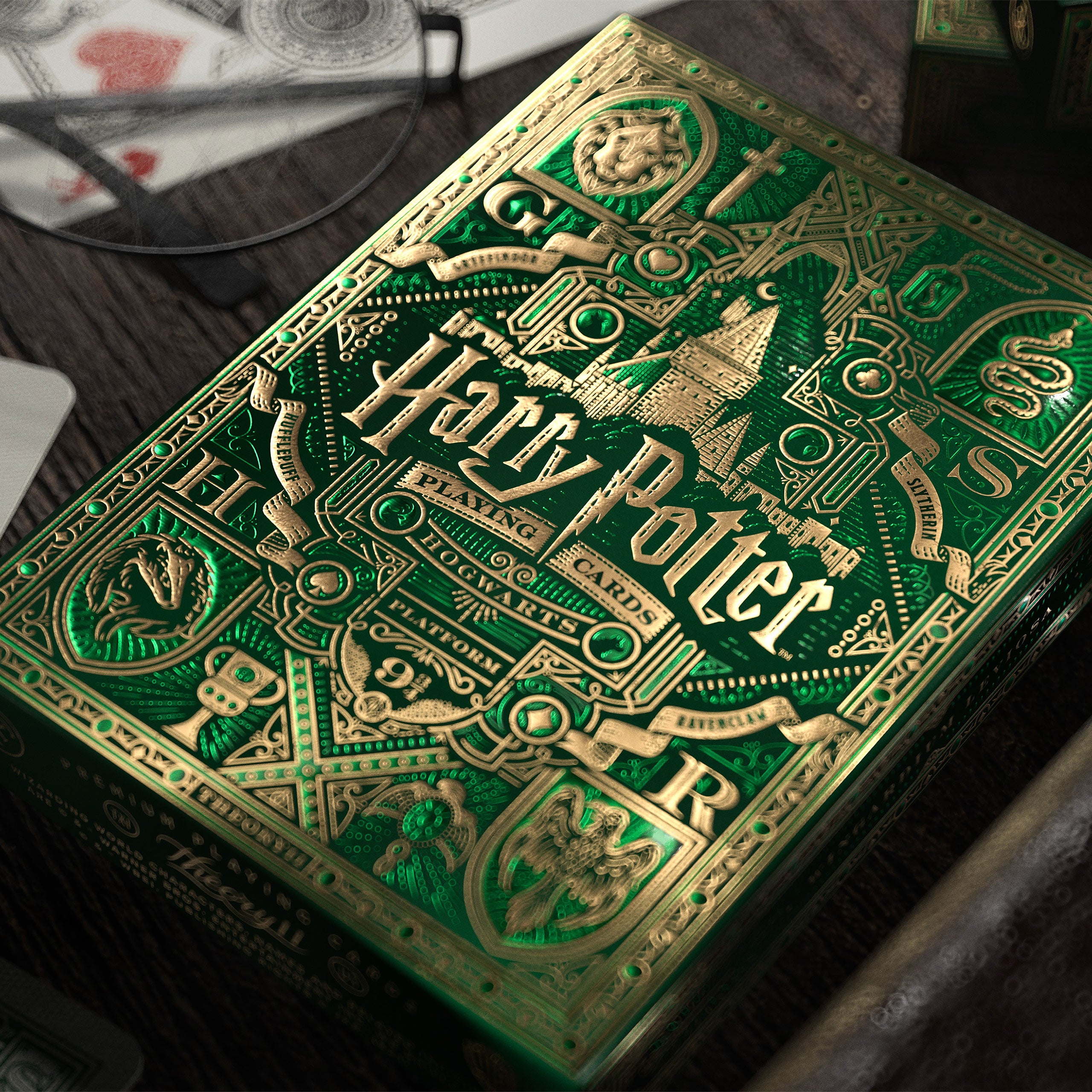 Produktbild Harry Potter - Slytherin Kartenspiel Deluxe Edition