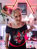 Produktbild Harley Quinn - Live Fast Die Clown 2in1 T-Shirt Damen
