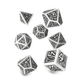 Produktbild Dwarven White & Black RPG Würfel Set 7tlg