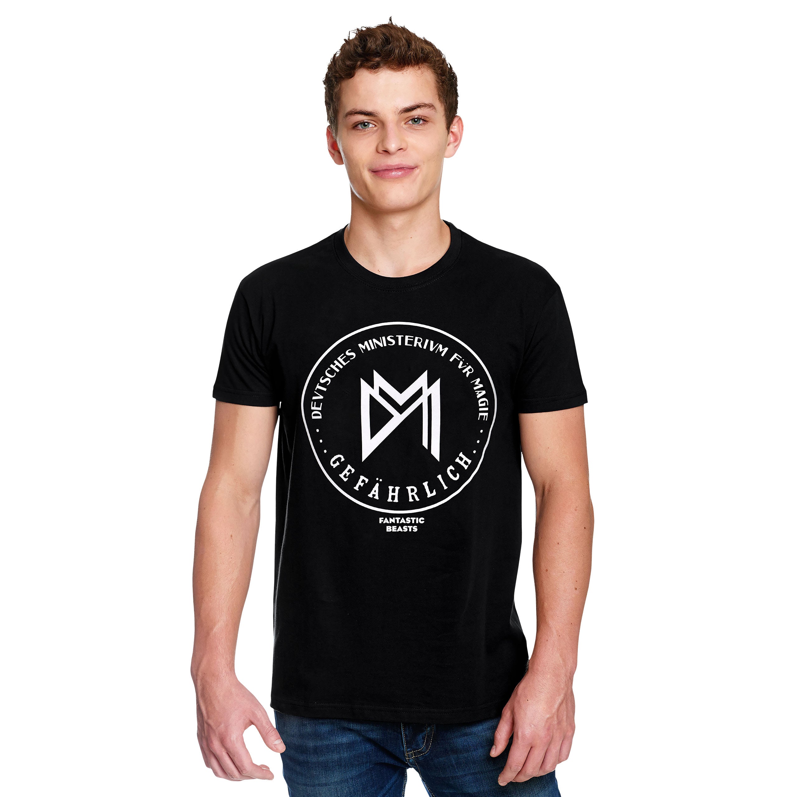 Produktbild Deutsches Ministerium für Magie T-Shirt schwarz - Phantastische Tierwesen
