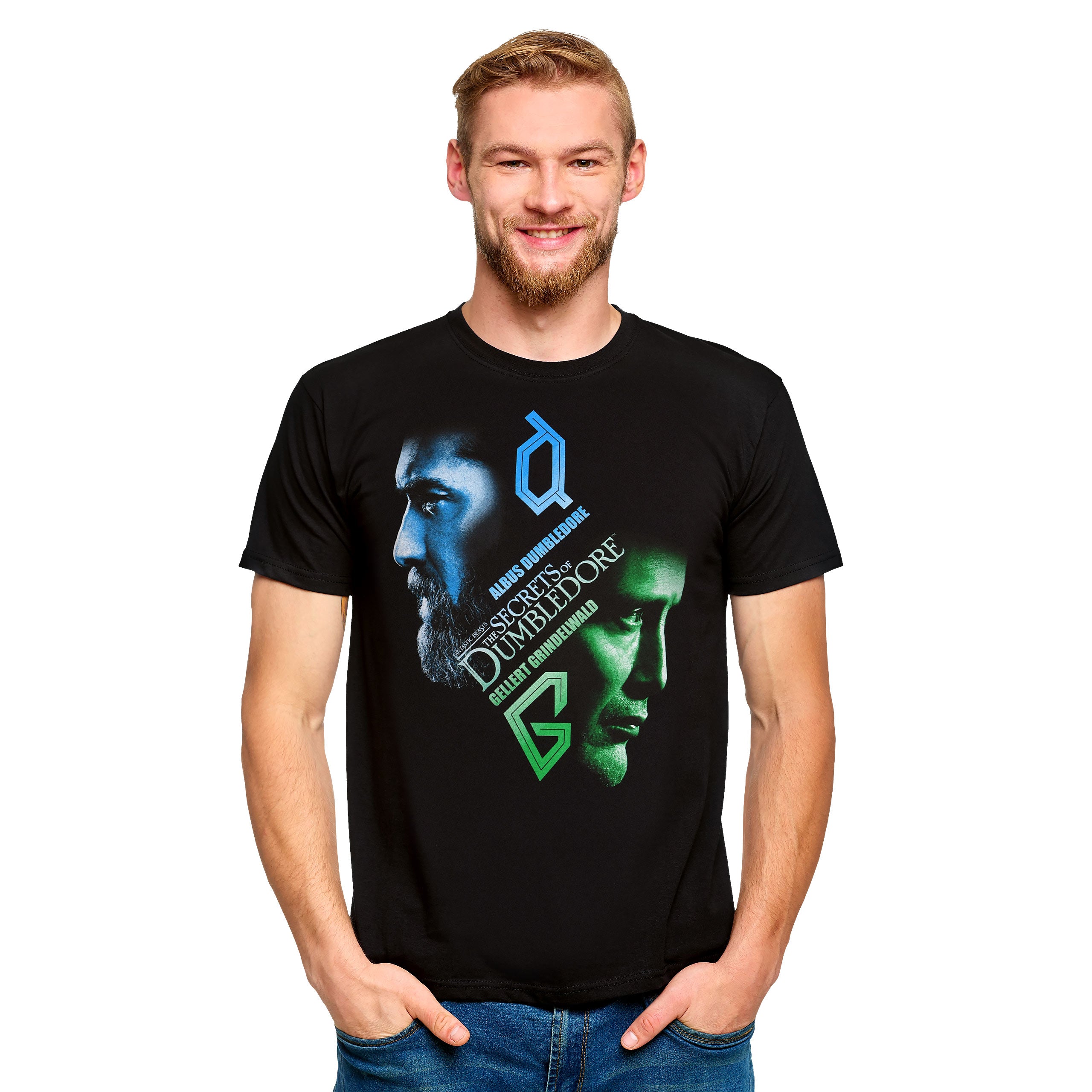 Produktbild Dumbledore & Grindelwald T-Shirt schwarz - Phantastische Tierwesen