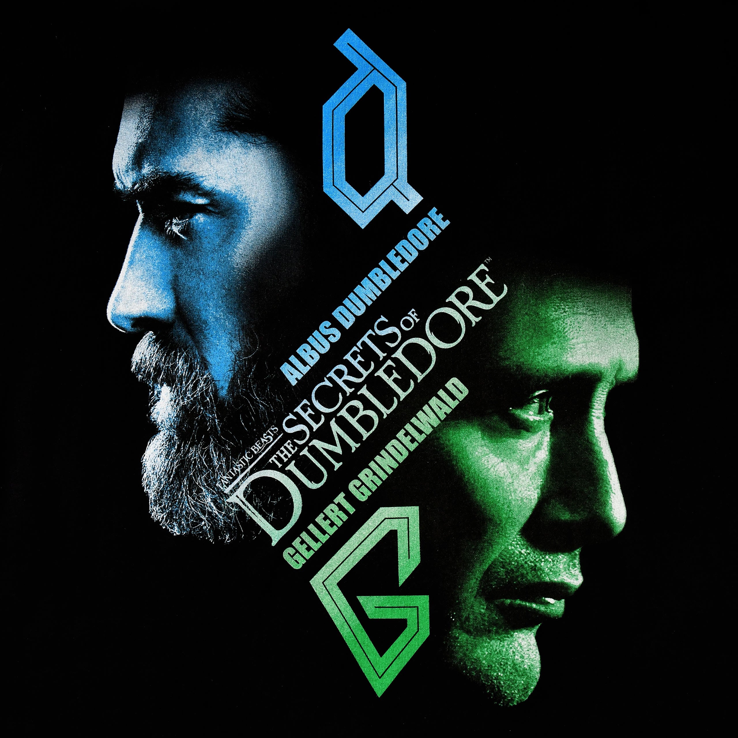Produktbild Dumbledore & Grindelwald T-Shirt schwarz - Phantastische Tierwesen
