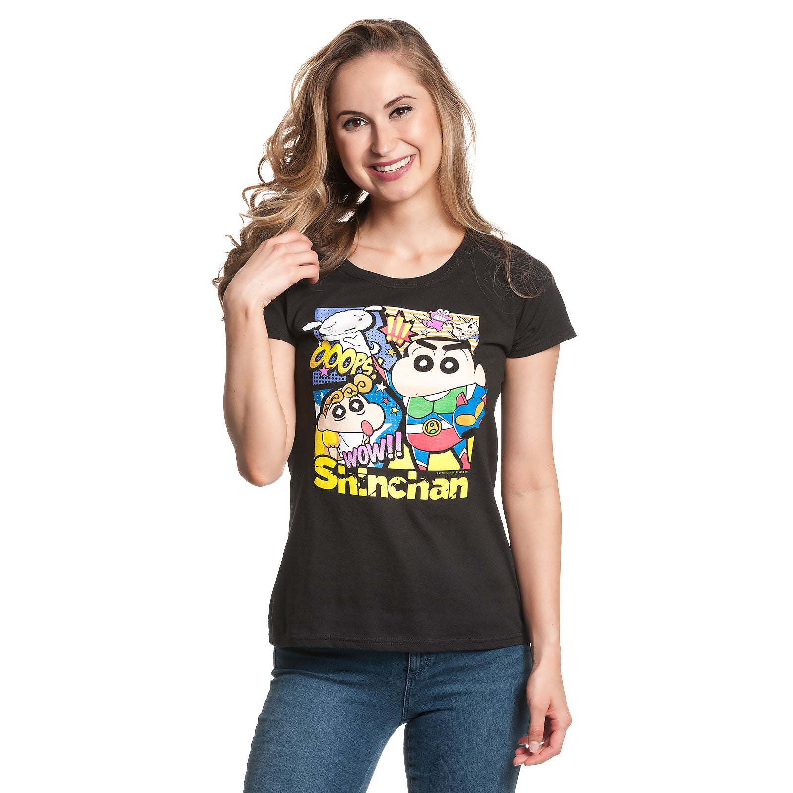 Produktbild Shin-Chan - Hero T-Shirt Damen schwarz