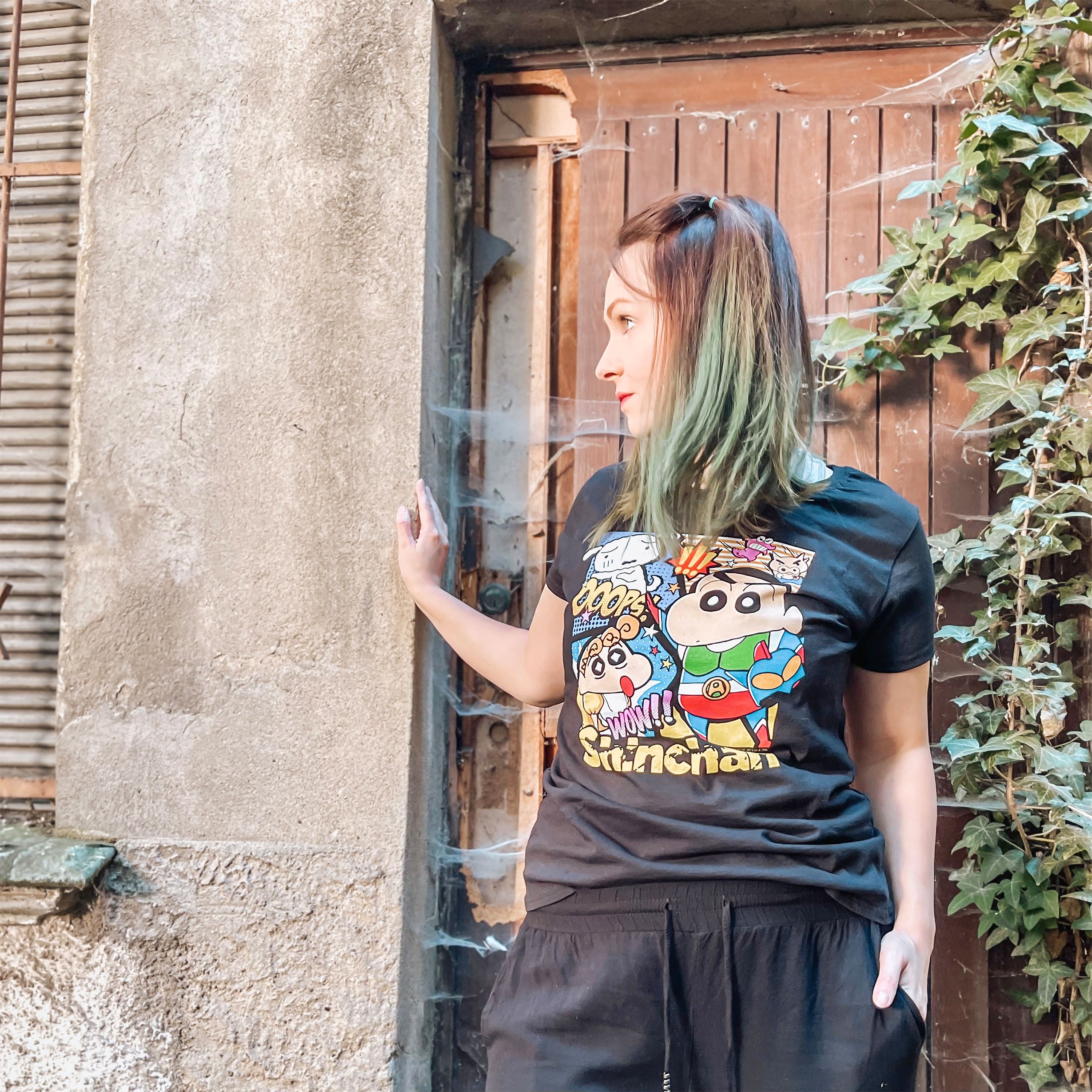 Produktbild Shin-Chan - Hero T-Shirt Damen schwarz