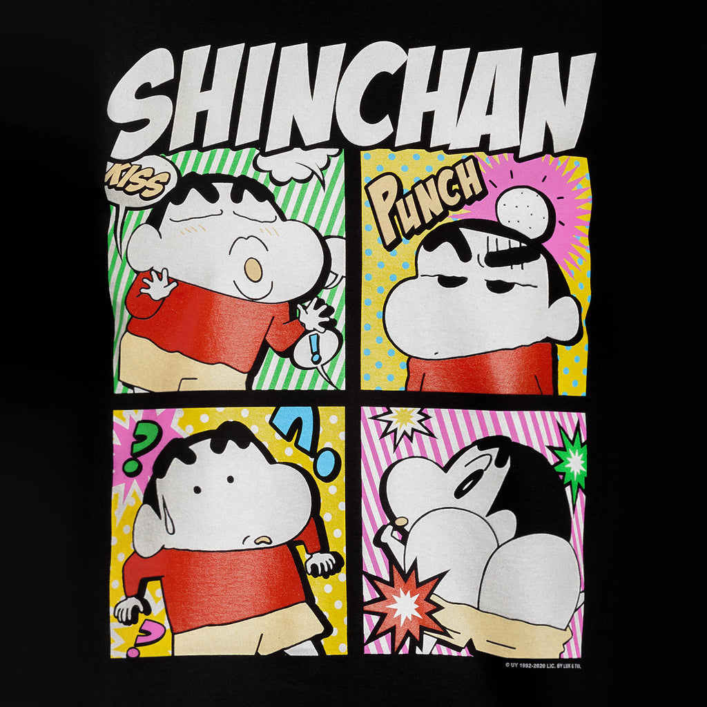 Produktbild Shin-Chan - Pop Art T-Shirt schwarz