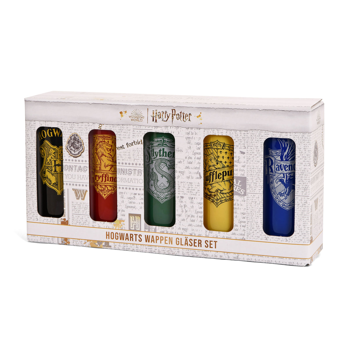Product image Hogwarts Houses Glass Set 5-piece - Harry Potter