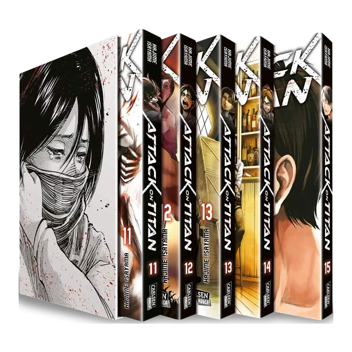 Produktbild Attack on Titan - Sammelschuber Band 11-15
