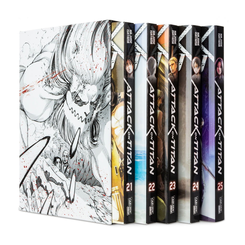 Produktbild Attack on Titan - Sammelschuber Band 21-25