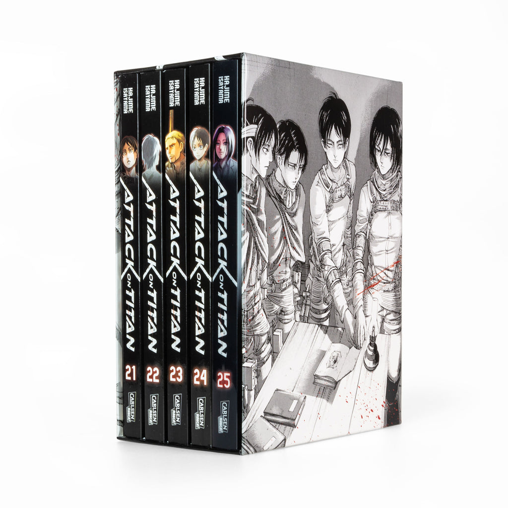 Produktbild Attack on Titan - Sammelschuber Band 21-25