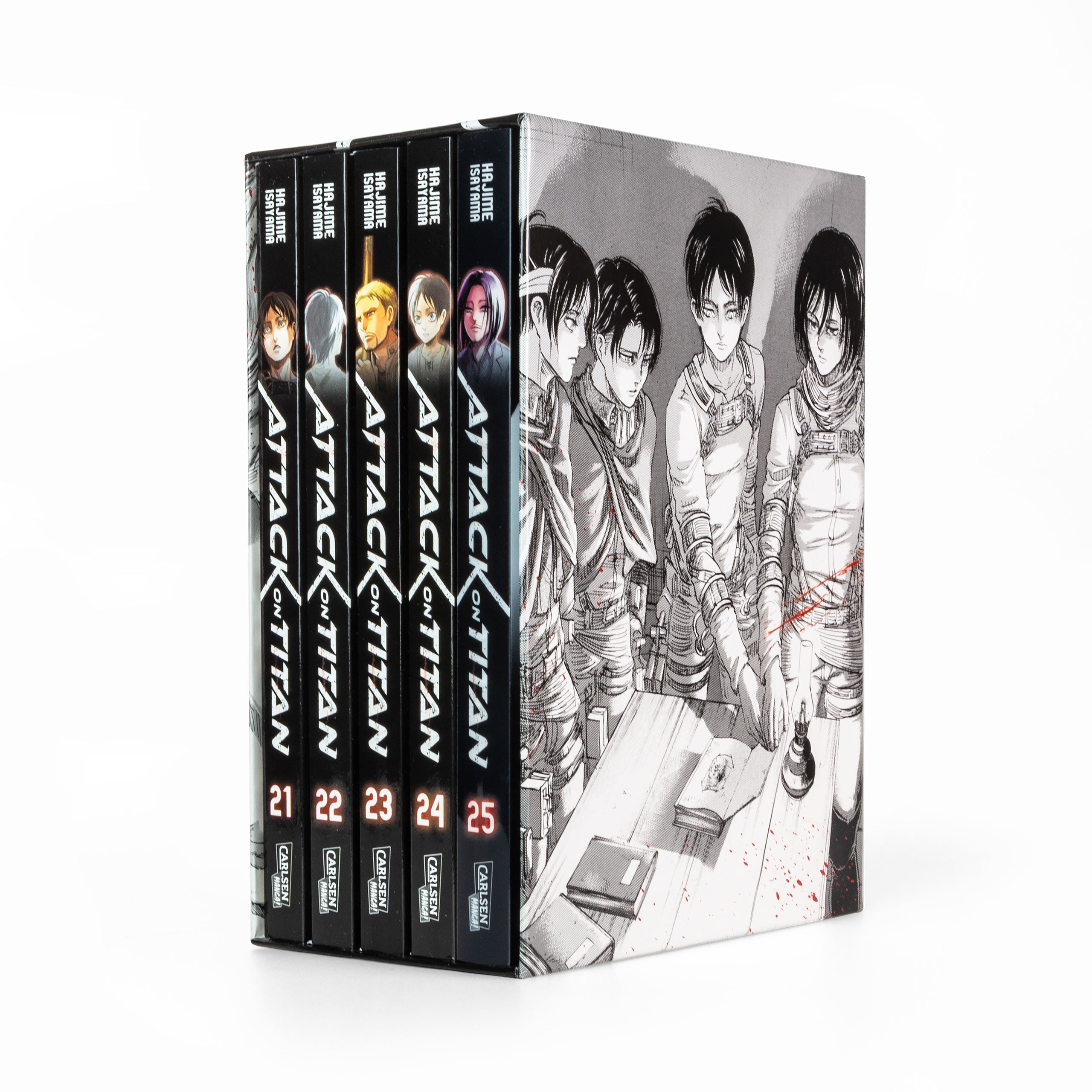 Produktbild Attack on Titan - Sammelschuber Band 21-25