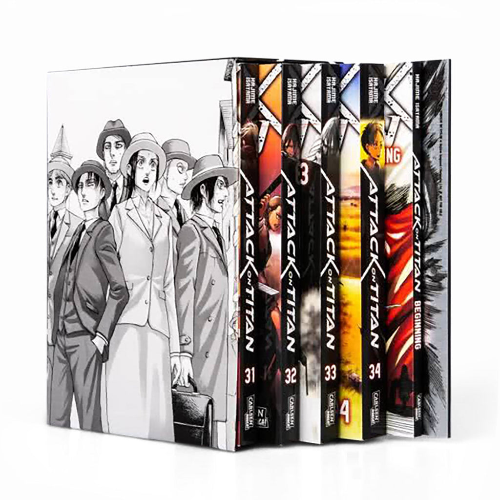 Produktbild Attack on Titan - Sammelschuber Band 31-34