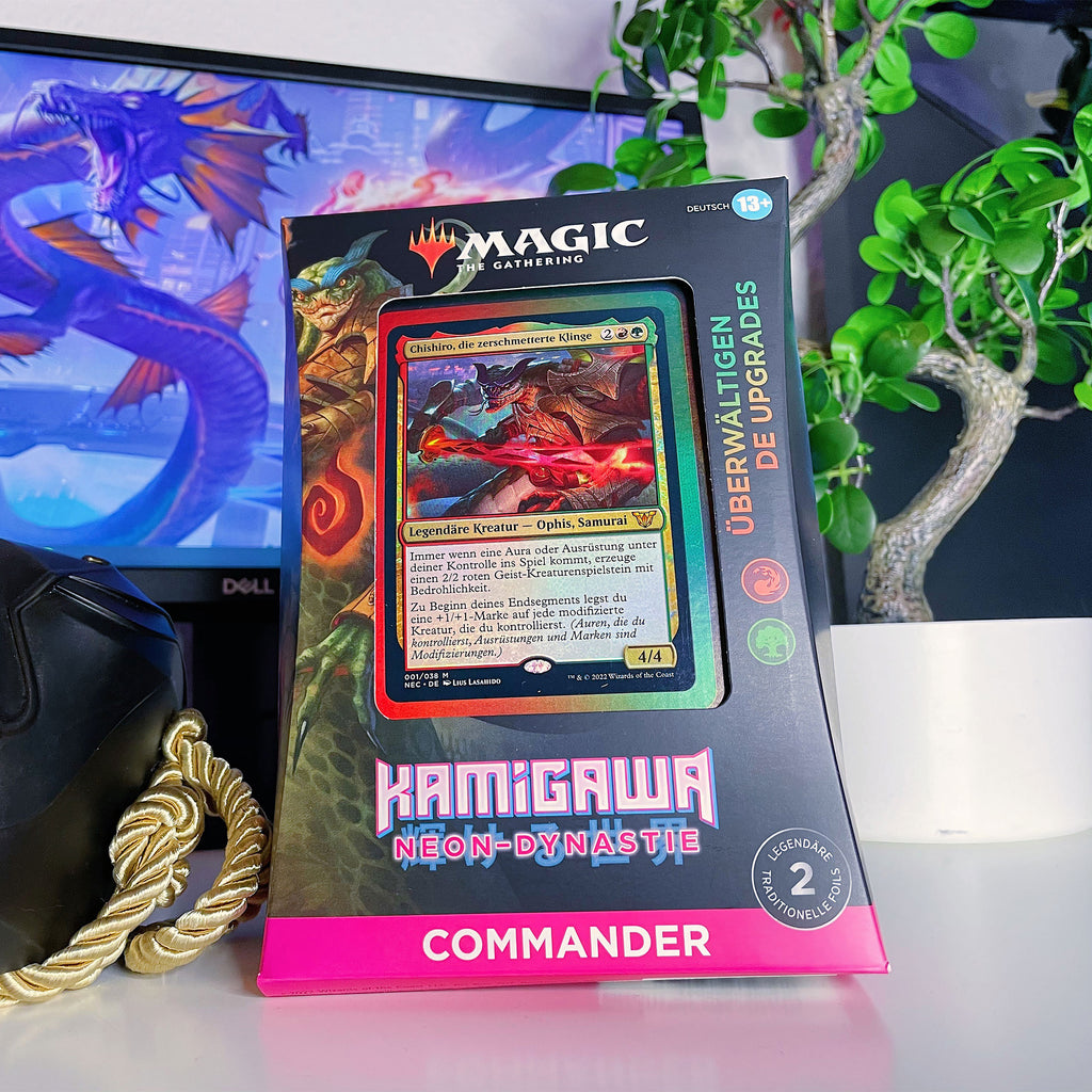 Produktbild Magic The Gathering - Kamigawa Neon-Dynastie Commander Deck Überwältigende Upgrades
