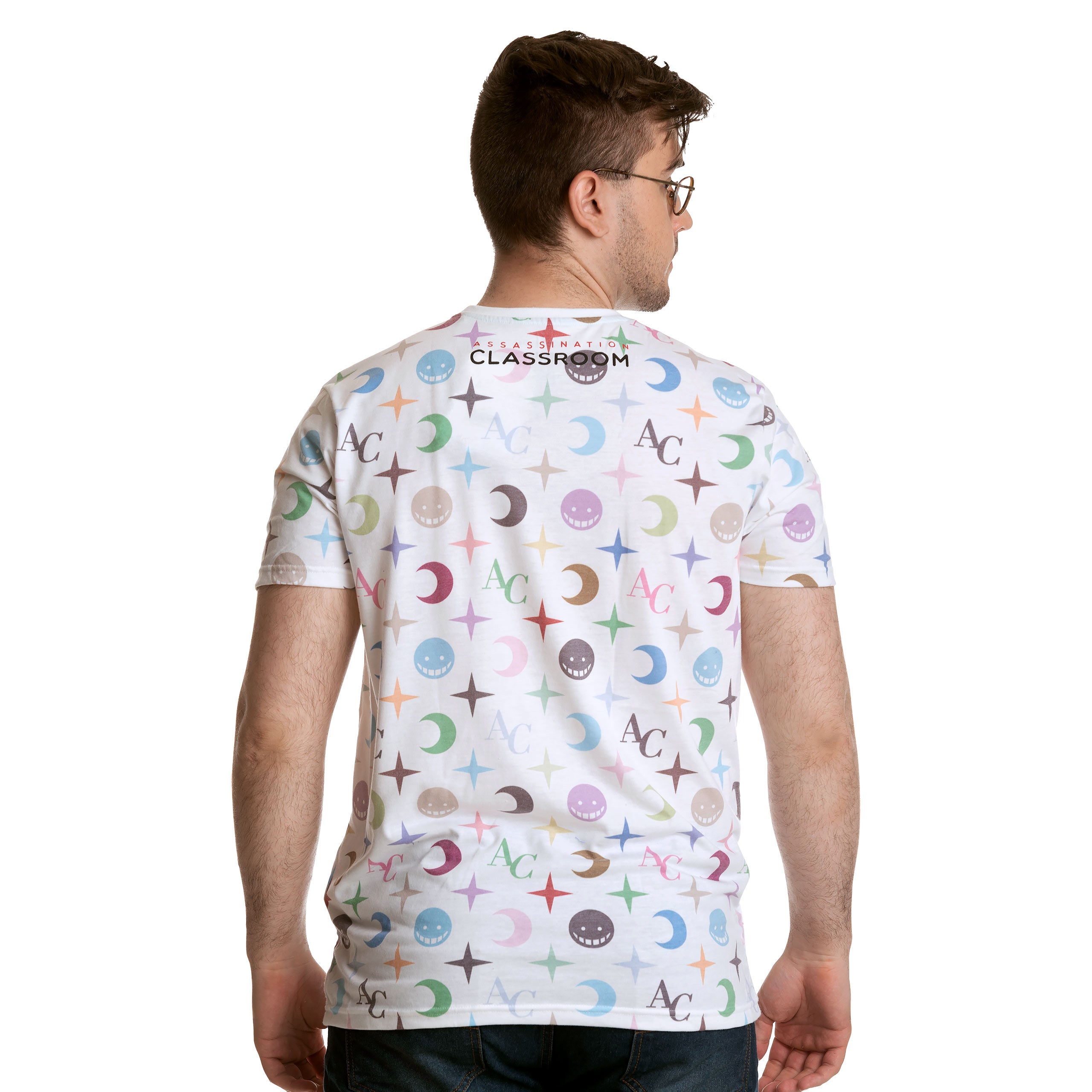Produktbild Assassination Classroom - Koro Sensei Allover T-Shirt weiß