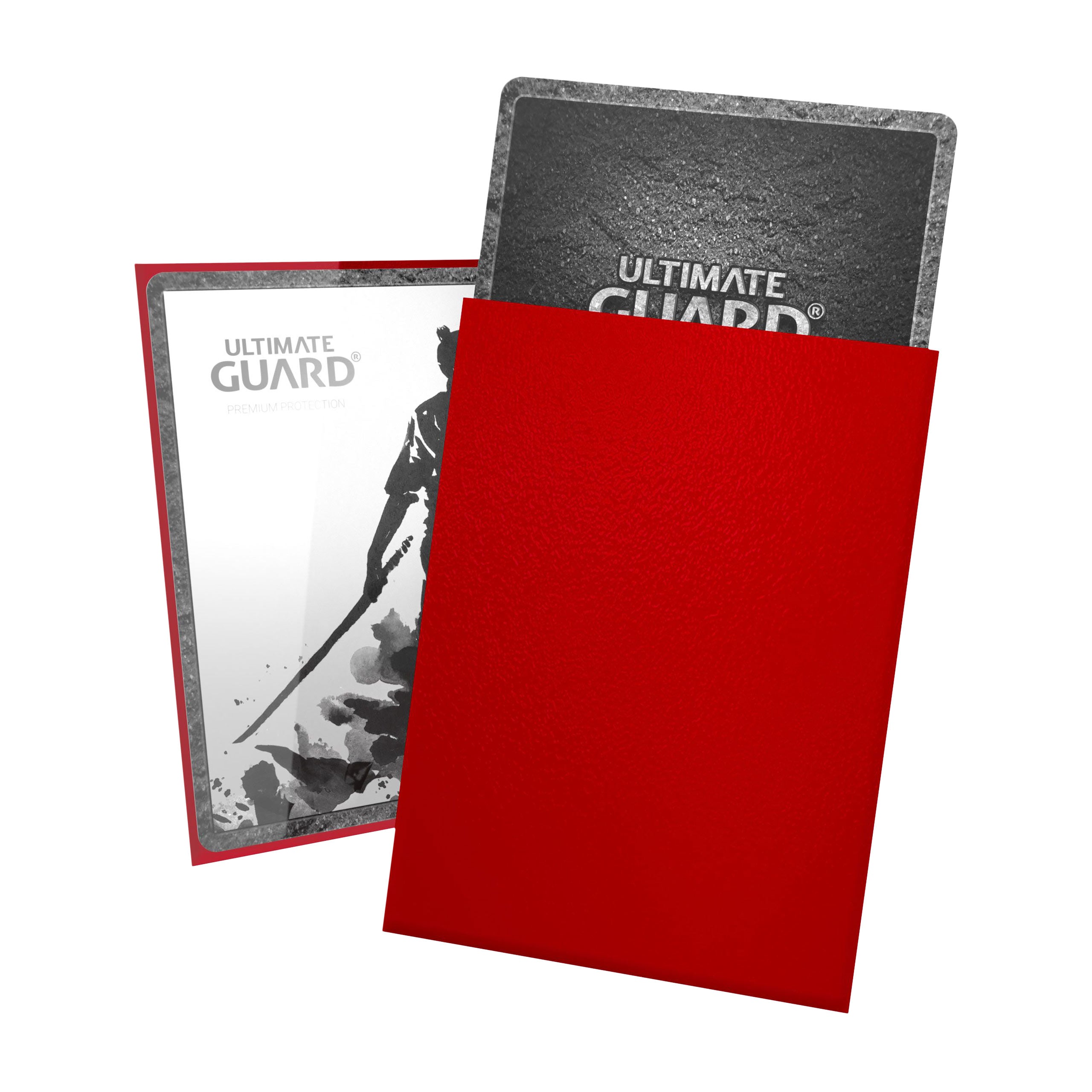 Produktbild Katana Kartenhüllen rot 100er Set Ultimate Guard für TCG Standardgröße