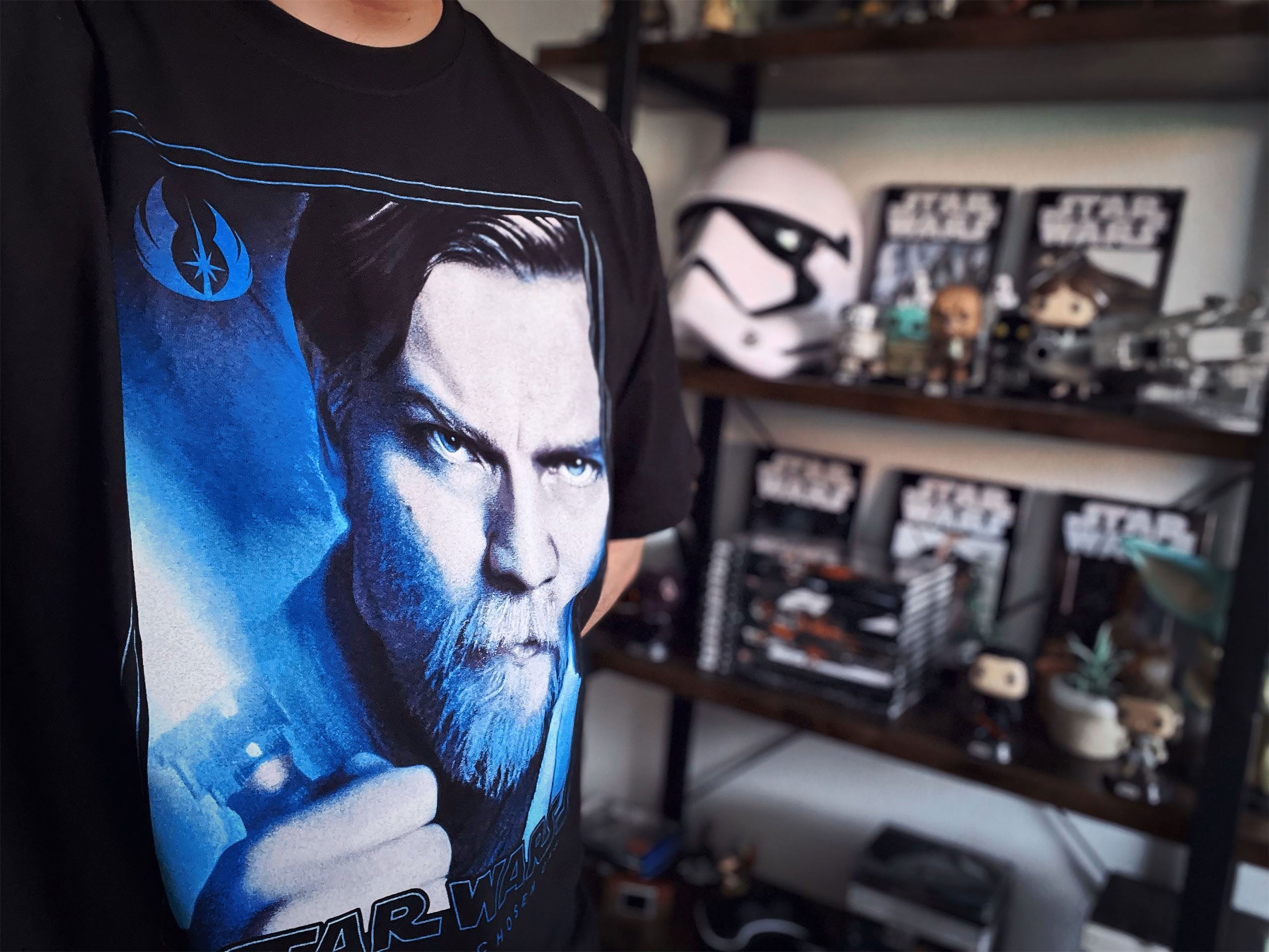 Produktbild Star Wars - Obi-Wan Kenobi Poster T-Shirt schwarz