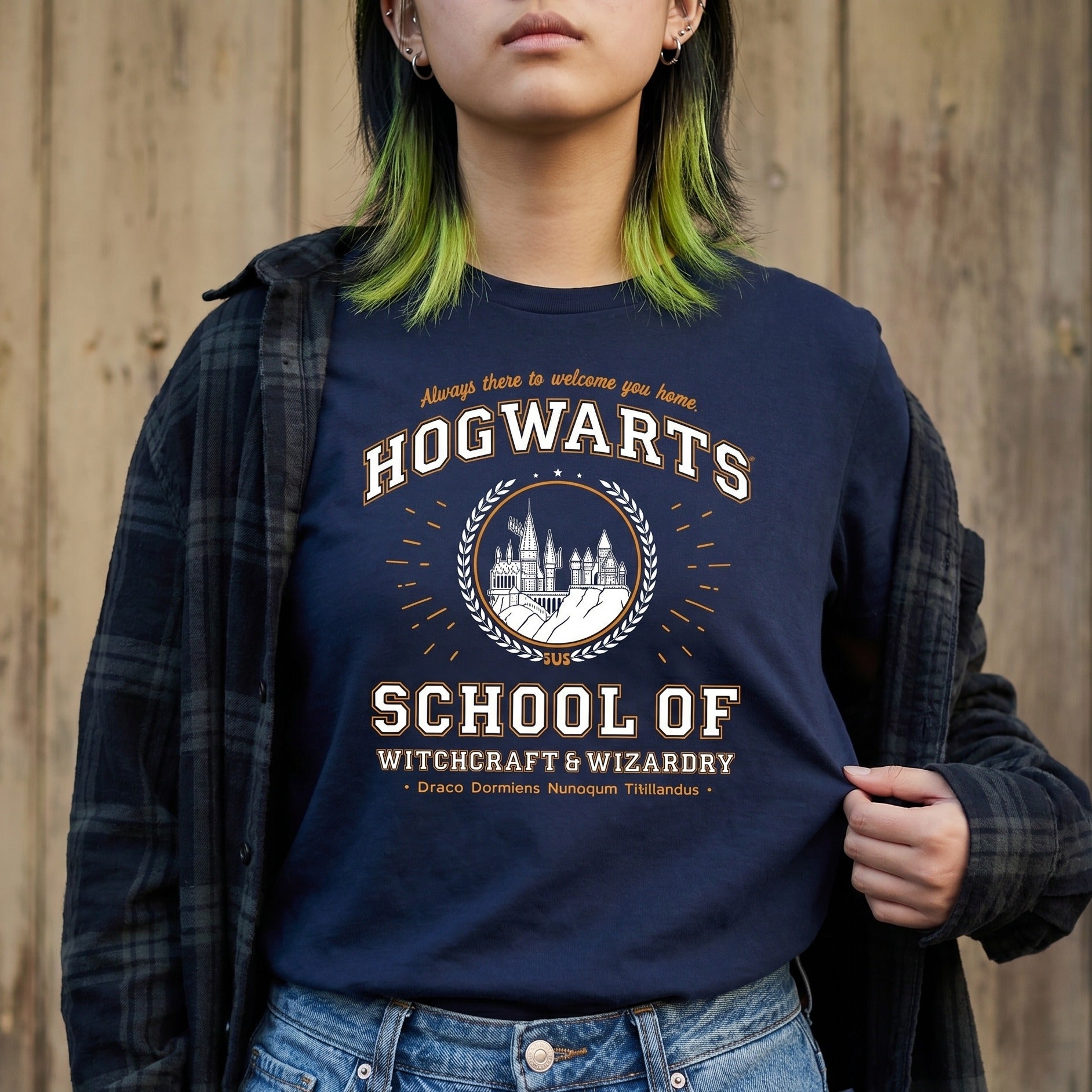 Produktbild Hogwarts School T-Shirt blau - Harry Potter