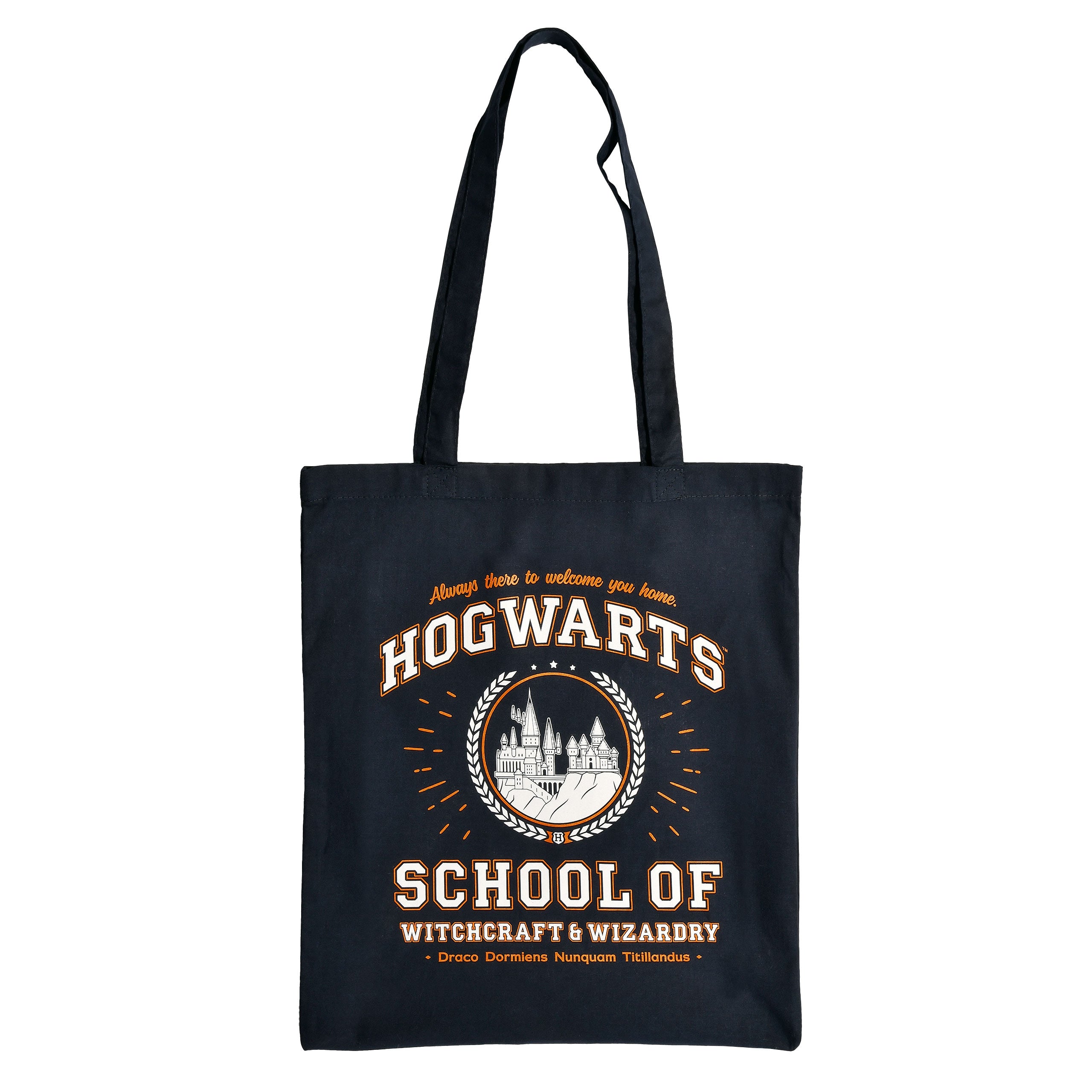 Produktbild Hogwarts School Jutebeutel blau - Harry Potter