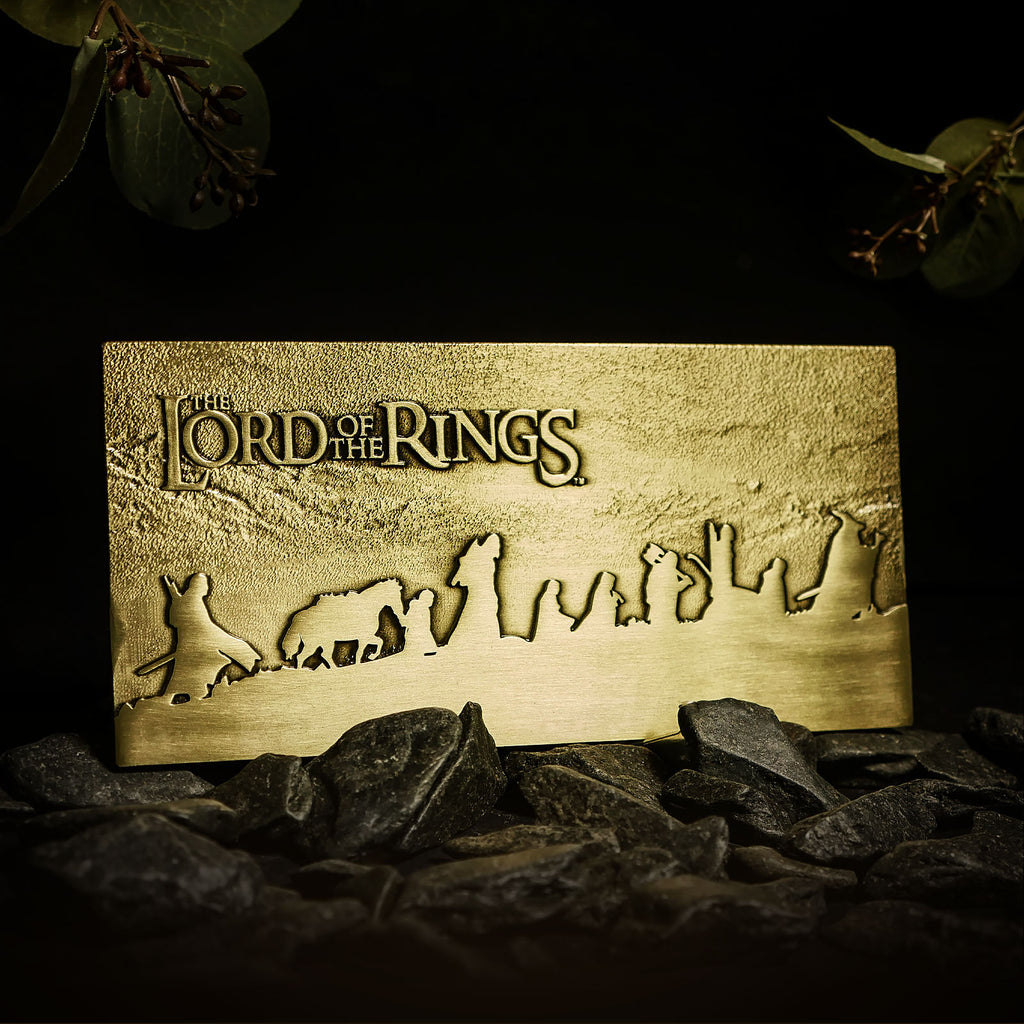 Produktbild Der Herr der Ringe - Die Gefährten Plakette limitiert