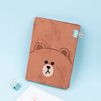 Produktbild Line Friends - Brown Plüsch Notizbuch A5