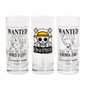 Produktbild One Piece - Wanted Gläser 3er Set