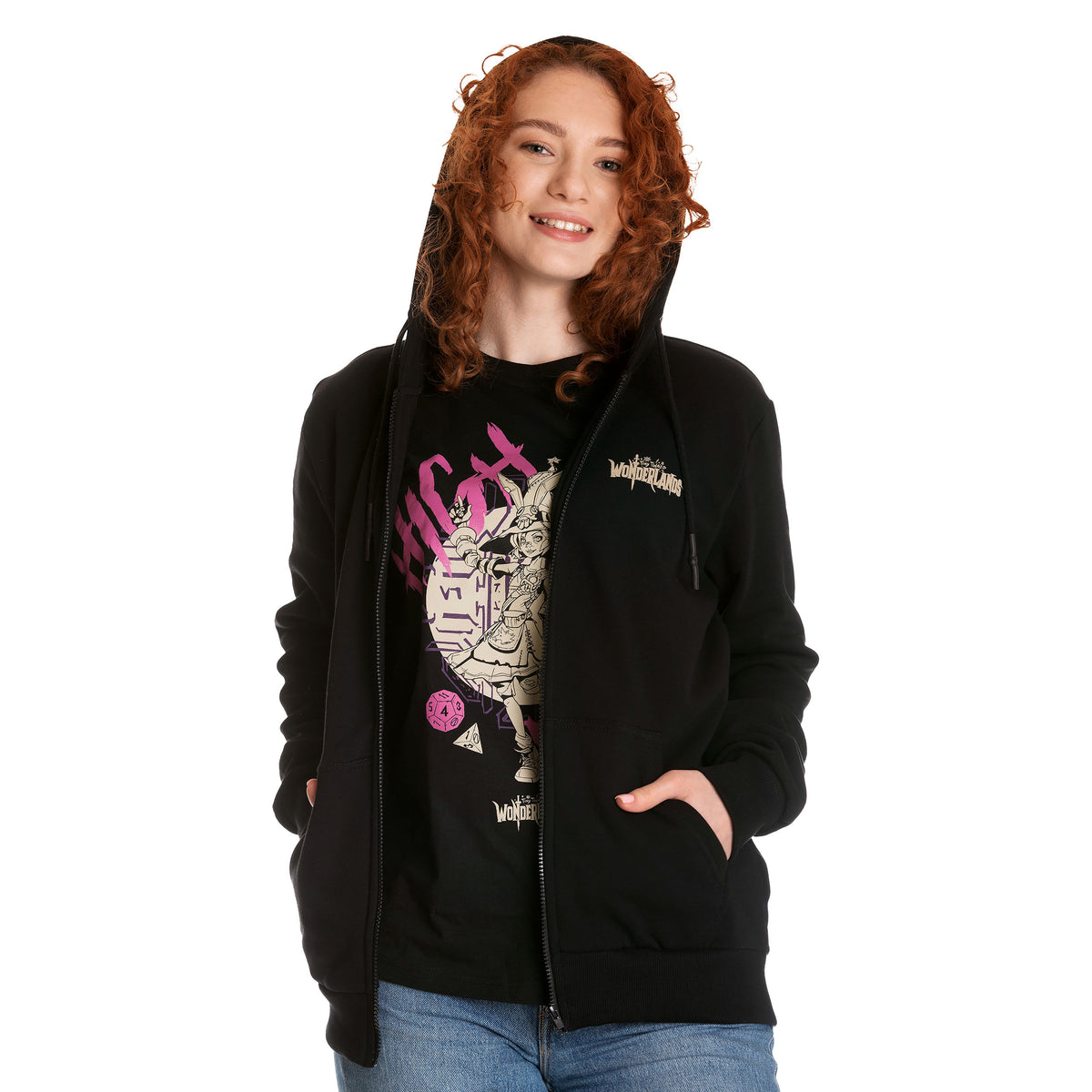 Produktbild Tiny Tina's Wonderlands - High Roller Kapuzenjacke schwarz