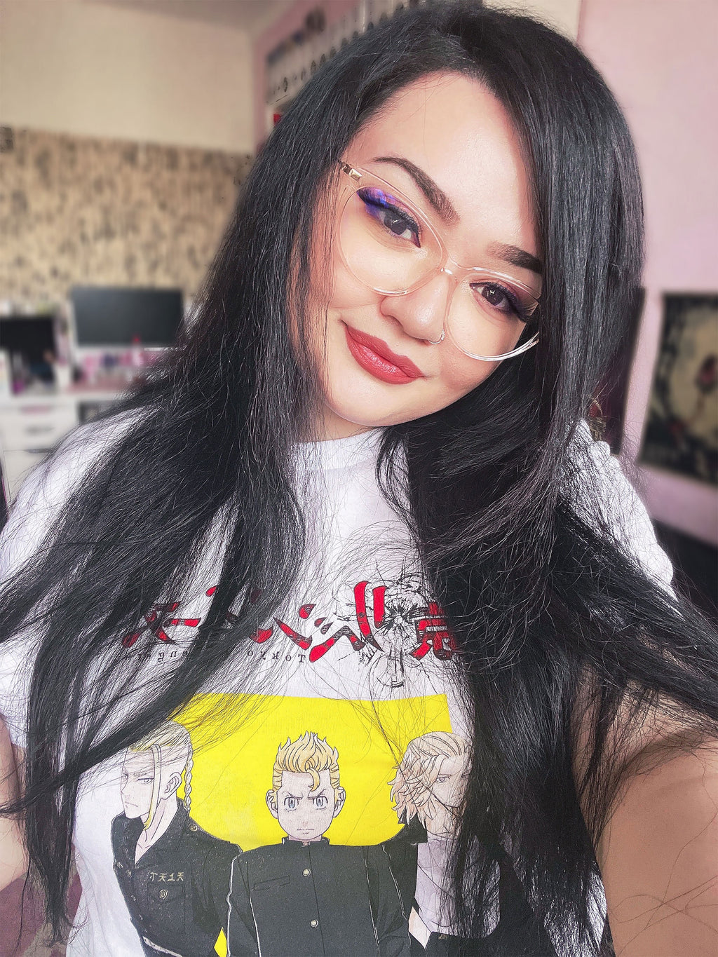 Produktbild Tokyo Revengers - Yellow Square Logo T-Shirt weiß