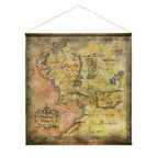 Produktbild Der Herr der Ringe - Mittelerdekarte Wall Scroll
