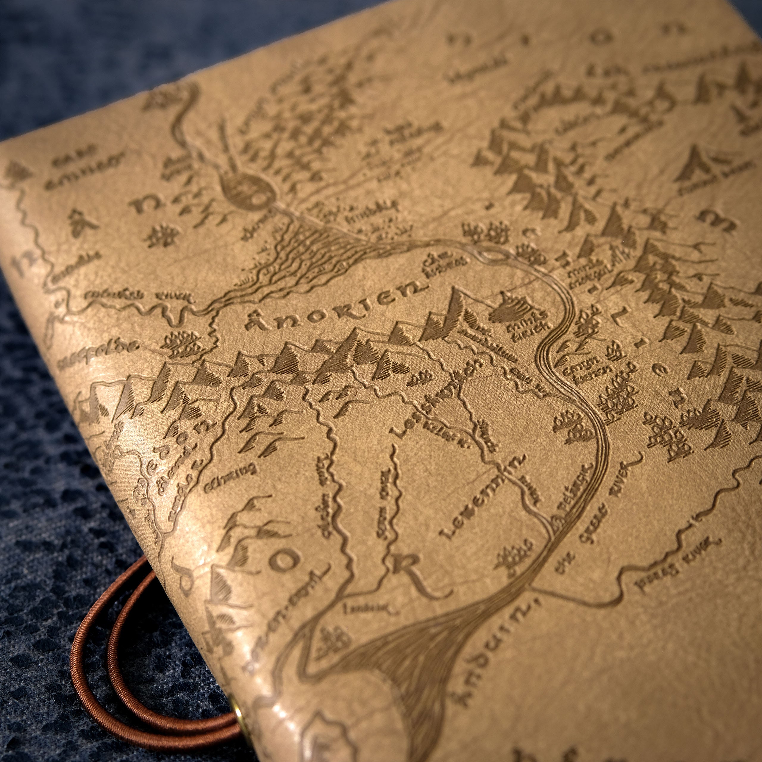 Produktbild Der Herr der Ringe - Mittelerdekarte Notizbuch