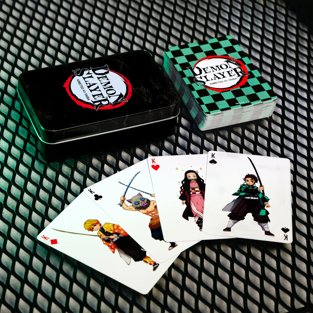 Produktbild Demon Slayer - Character Spielkarten in Metallbox