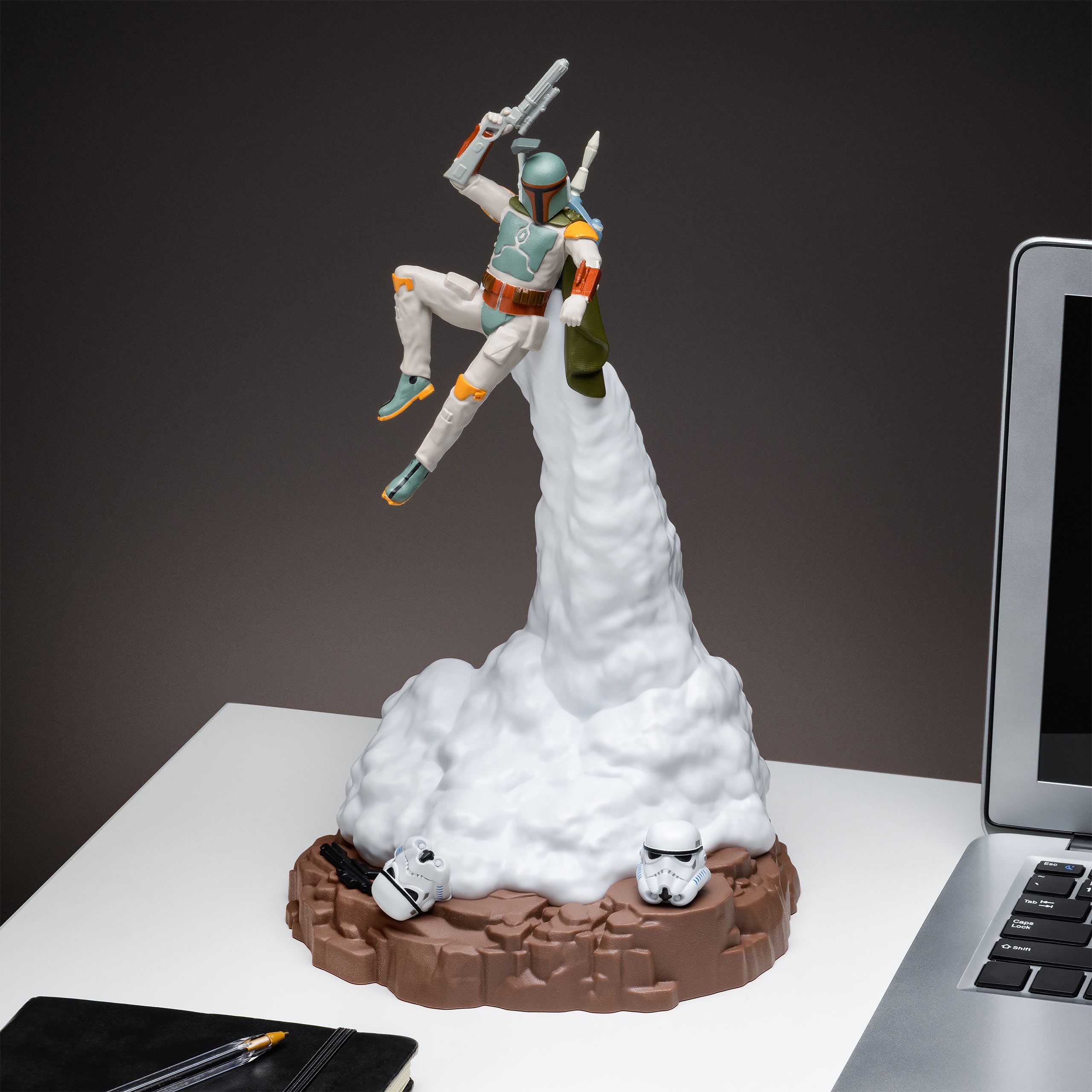 Produktbild Boba Fett Diorama Tischlampe - Star Wars The Book of Boba Fett