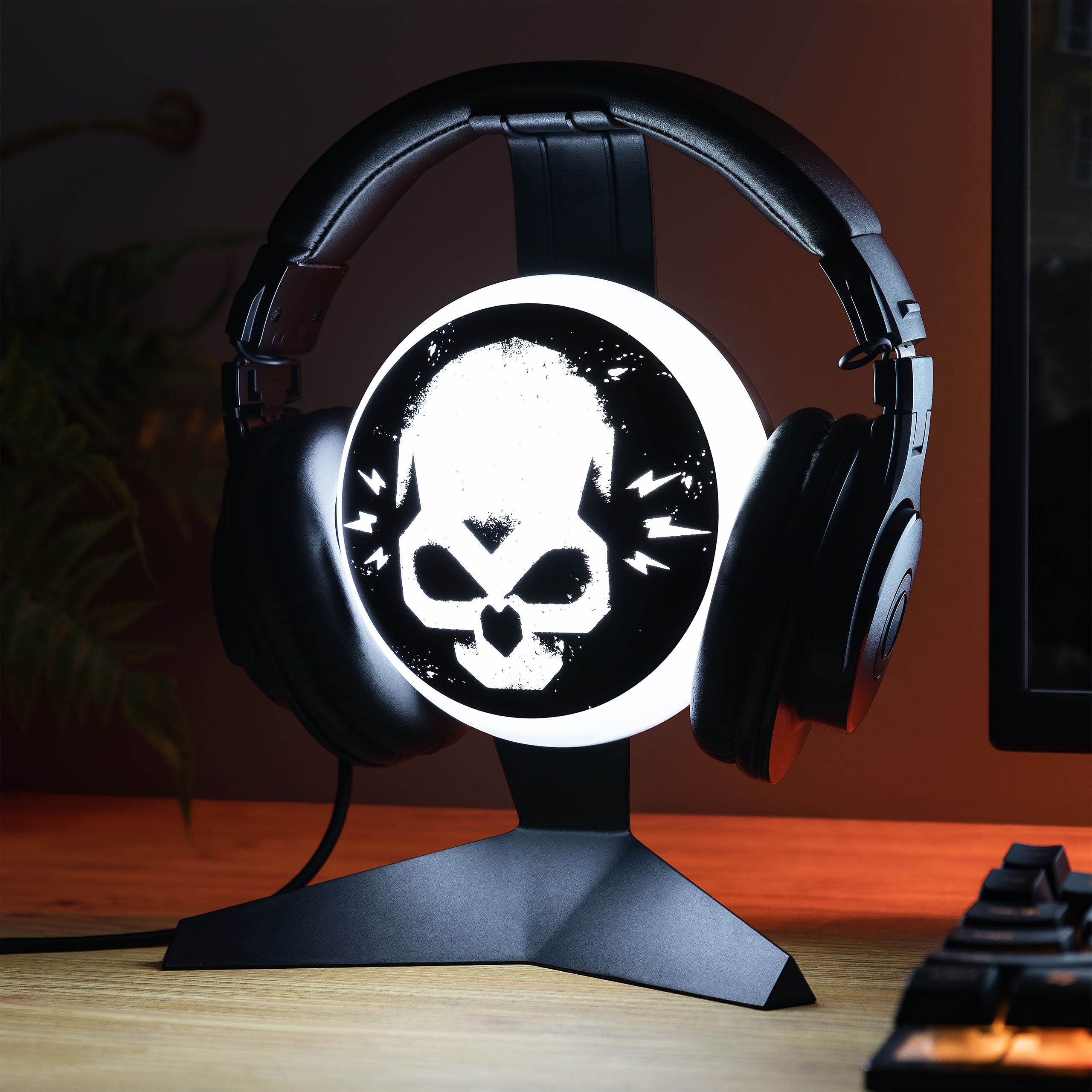 Produktbild Warzone Skull Kopfhörer Ständer mit Licht - Call of Duty
