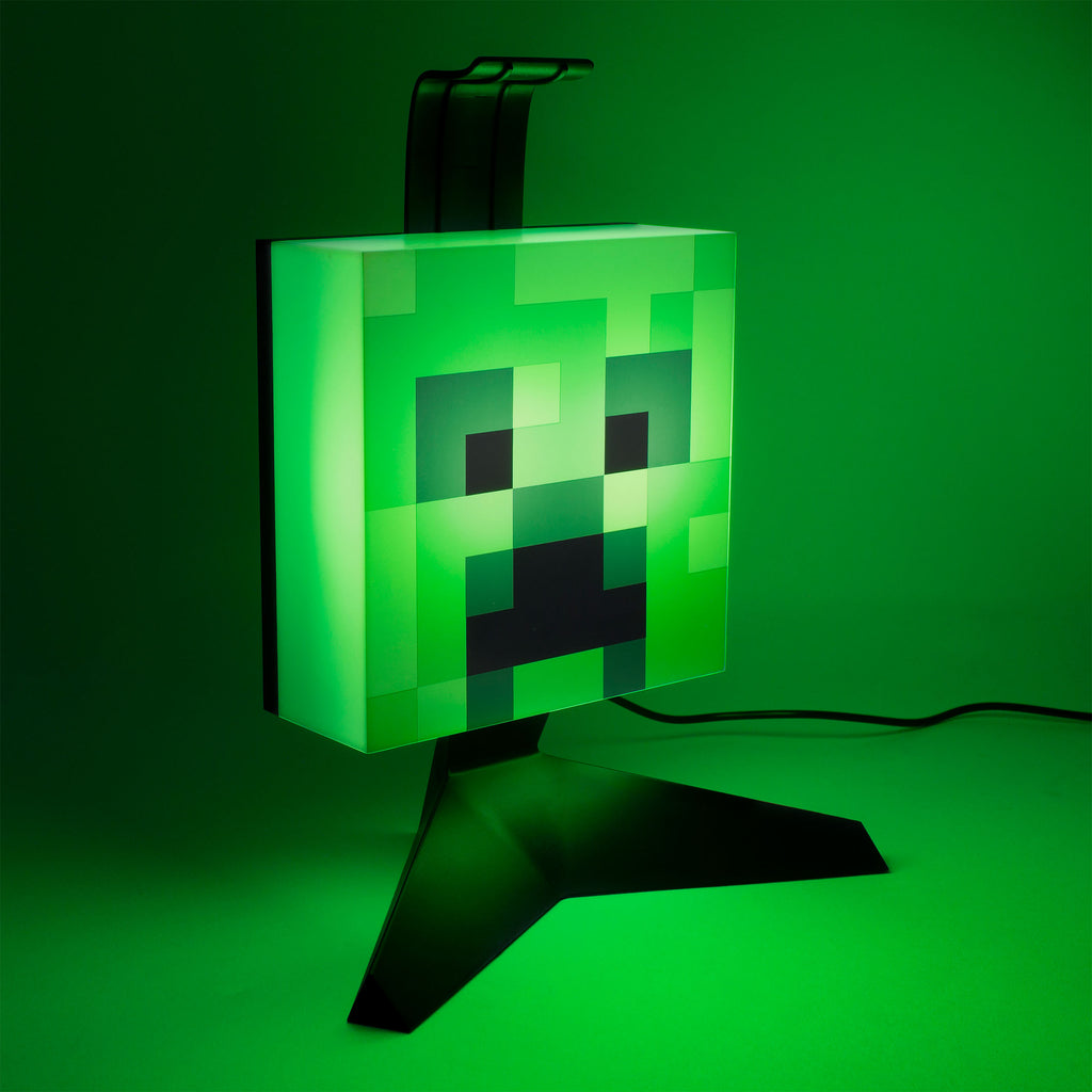 Produktbild Creeper Kopfhörer Ständer mit Licht - Minecraft