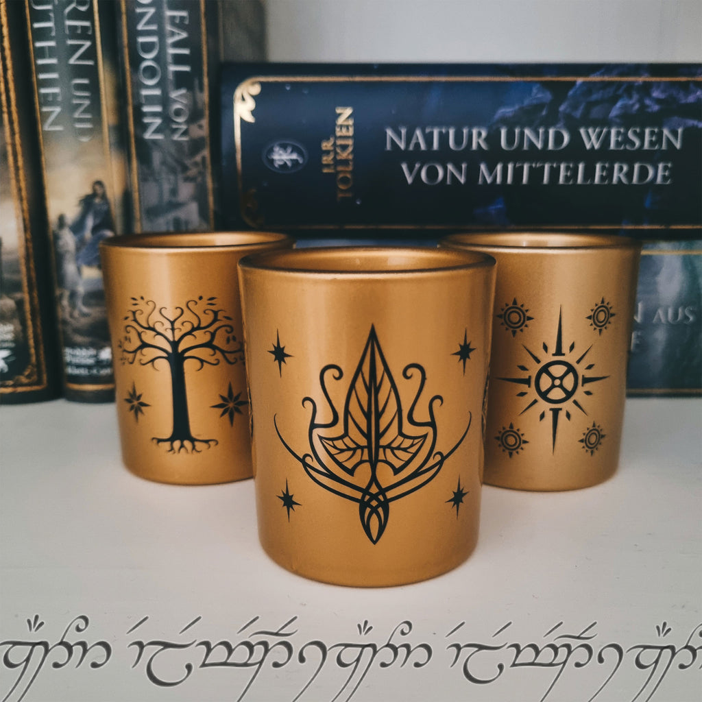 Produktbild Der Herr der Ringe - Mittelerde Teelichthalter 3er Set