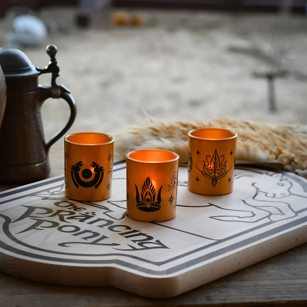 Produktbild Der Herr der Ringe - Mittelerde Teelichthalter 3er Set
