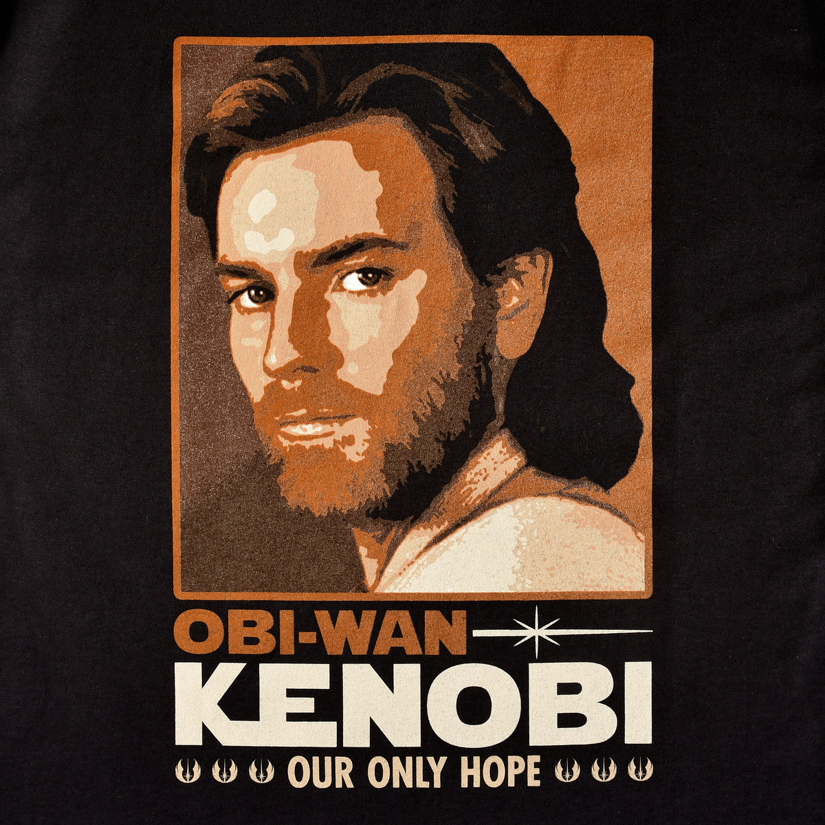 Produktbild Star Wars - Obi Wan Kenobi Our Only Hope T-Shirt schwarz