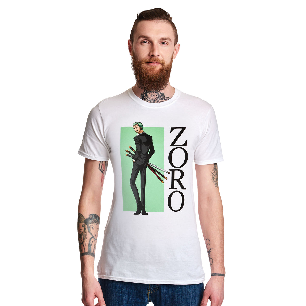 Produktbild One Piece - Zoro T-Shirt weiß