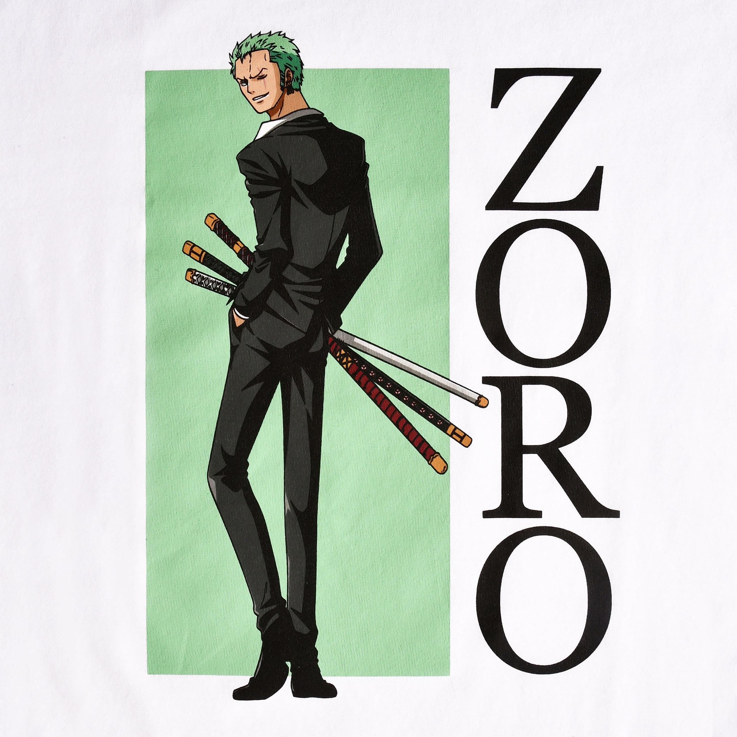 Produktbild One Piece - Zoro T-Shirt weiß