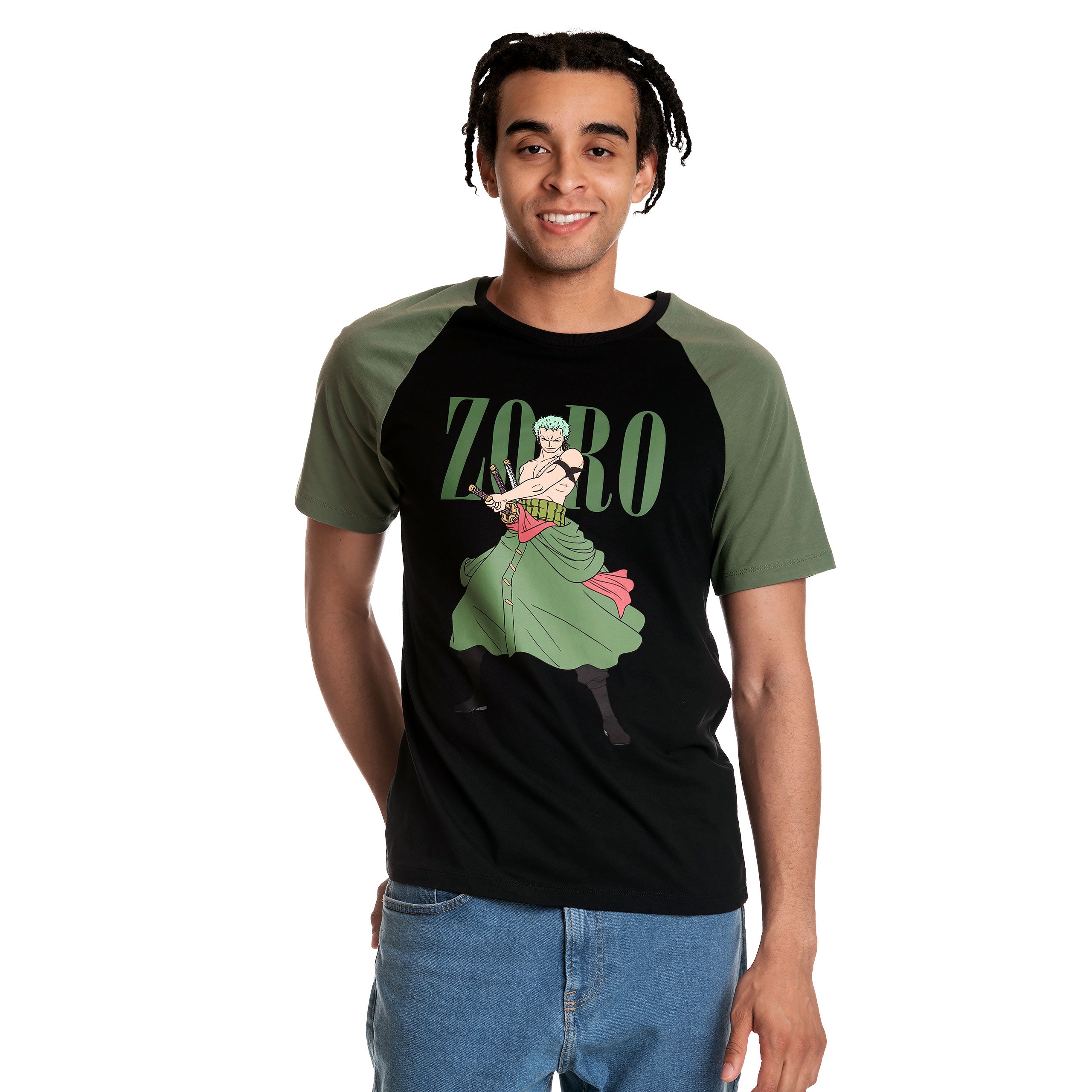 Product image One Piece - Roronoa Zoro T-Shirt black-green