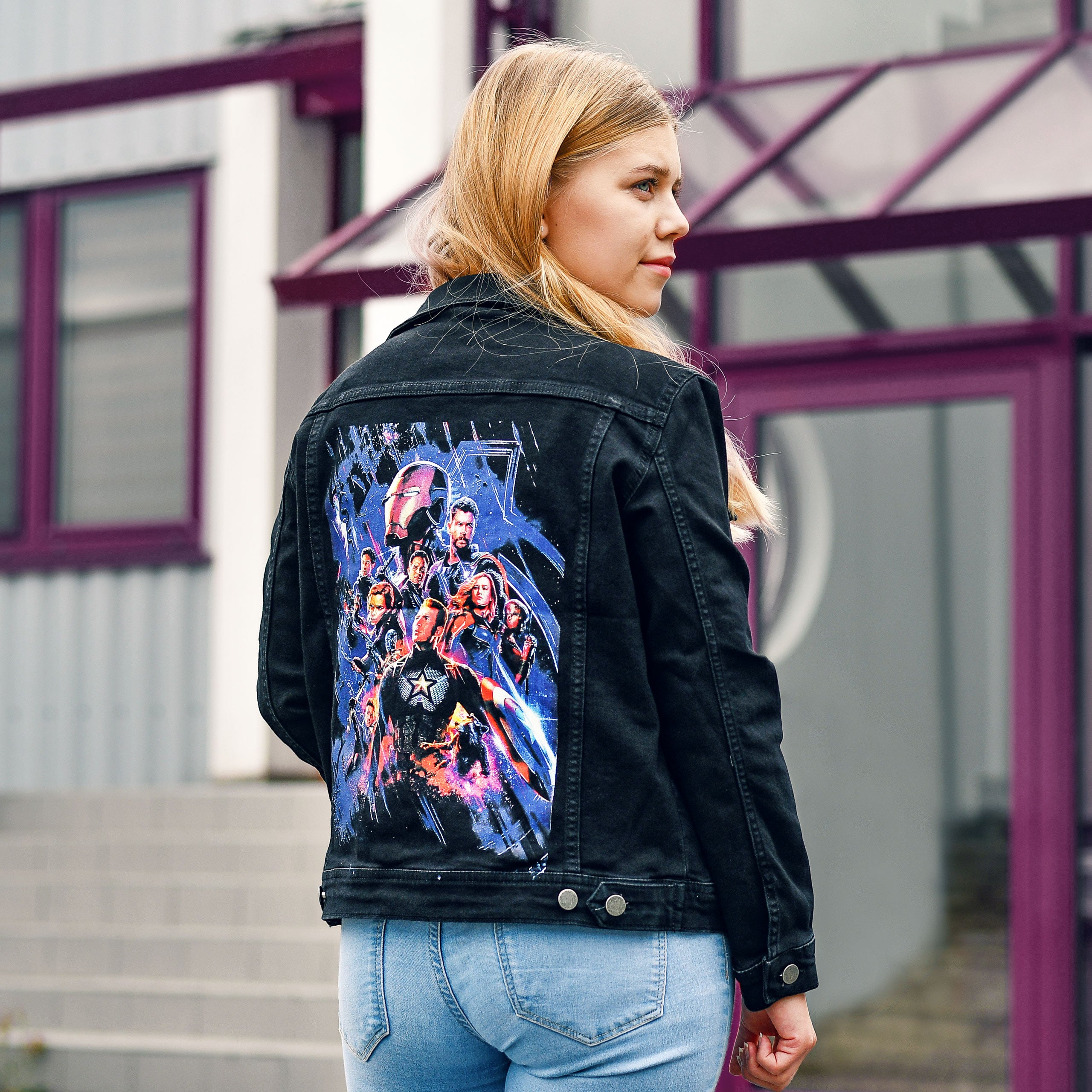 Produktbild The Infinity Saga Group Jeansjacke - Marvel Avengers