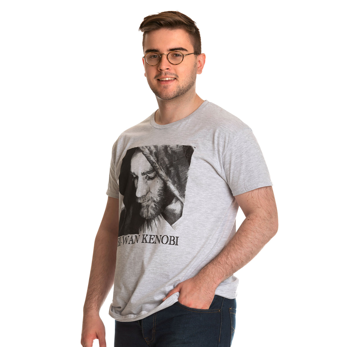 Produktbild Star Wars - Obi-Wan Kenobi Character T-Shirt grau