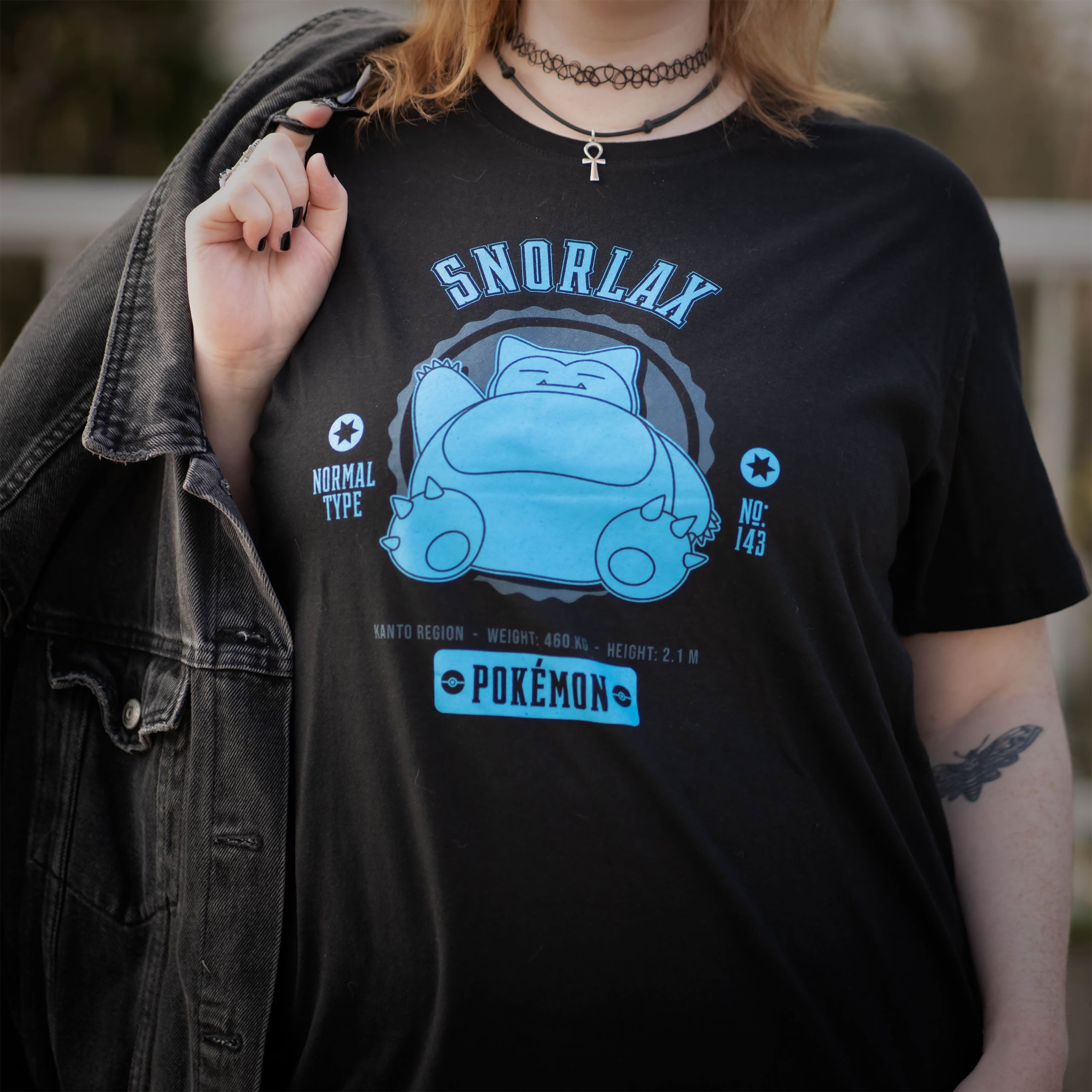Produktbild Pokemon - Relaxo College T-Shirt schwarz