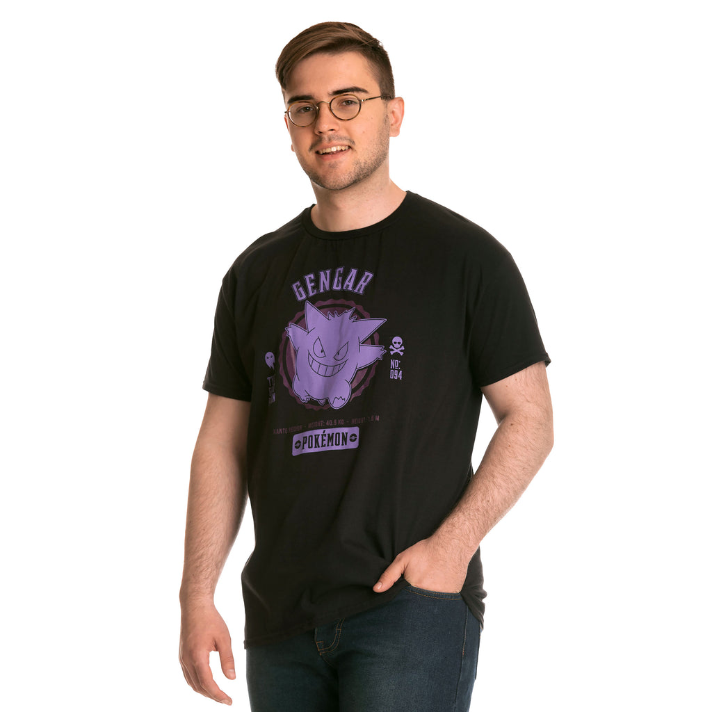Produktbild Pokemon - Gengar College T-Shirt schwarz