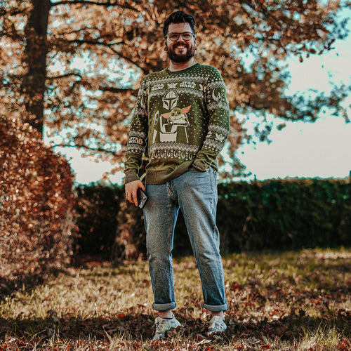 Produktbild Mando und Grogu Strickpullover - Star Wars The Mandalorian