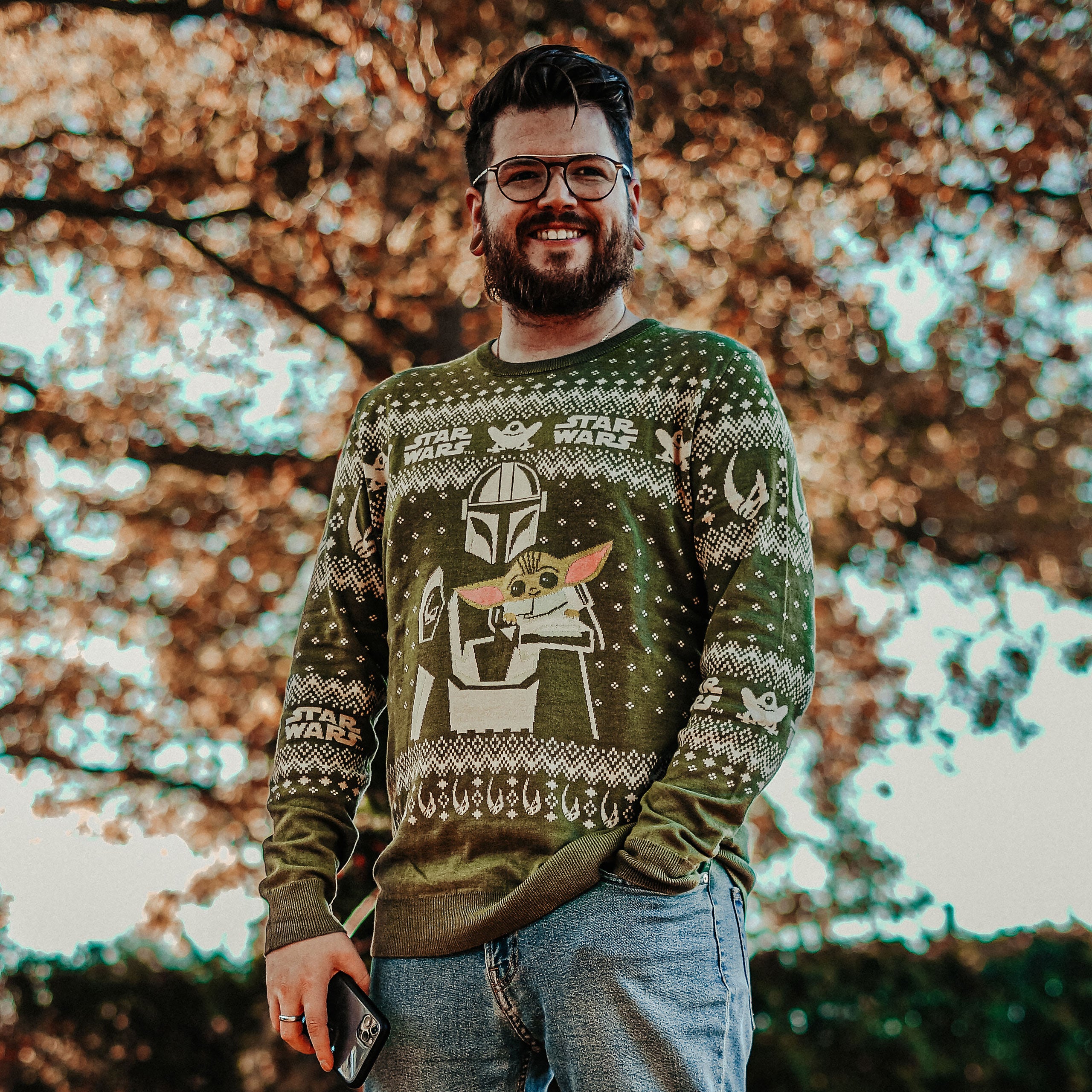 Produktbild Mando und Grogu Strickpullover - Star Wars The Mandalorian