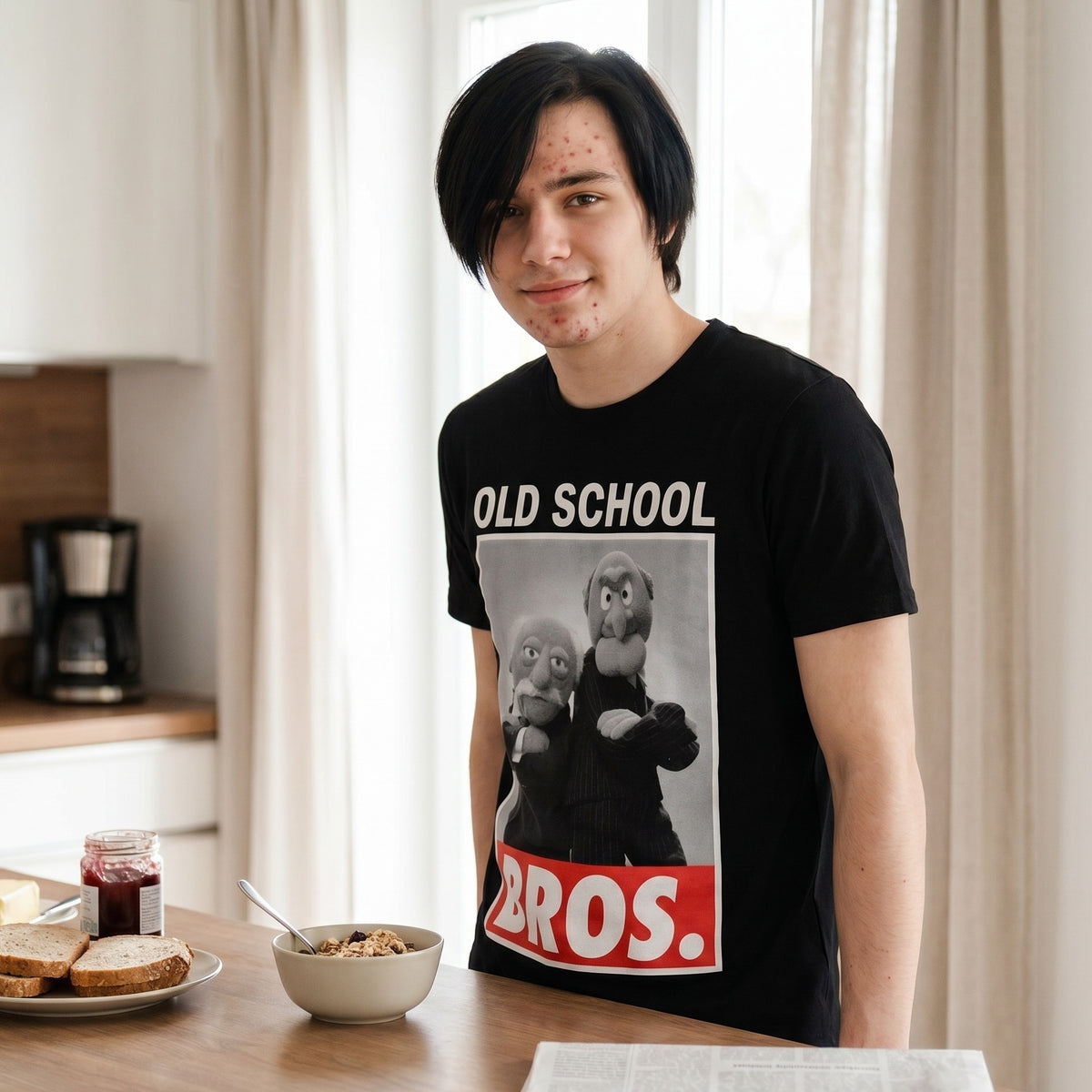 Produktbild Muppets - Old School Bros. T-Shirt schwarz