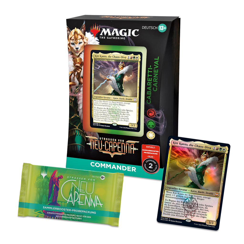 Produktbild Straßen von Neu-Capenna - Cabaretti-Carneval Commander Deck - Magic The Gathering