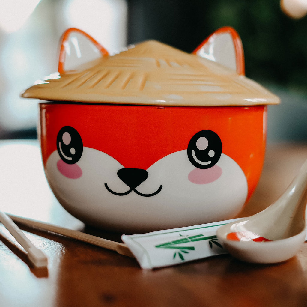 Produktbild Fuchs Kawaii Schale mit Deckel für Anime Fans