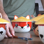 Produktbild Fuchs Kawaii Schale mit Deckel für Anime Fans