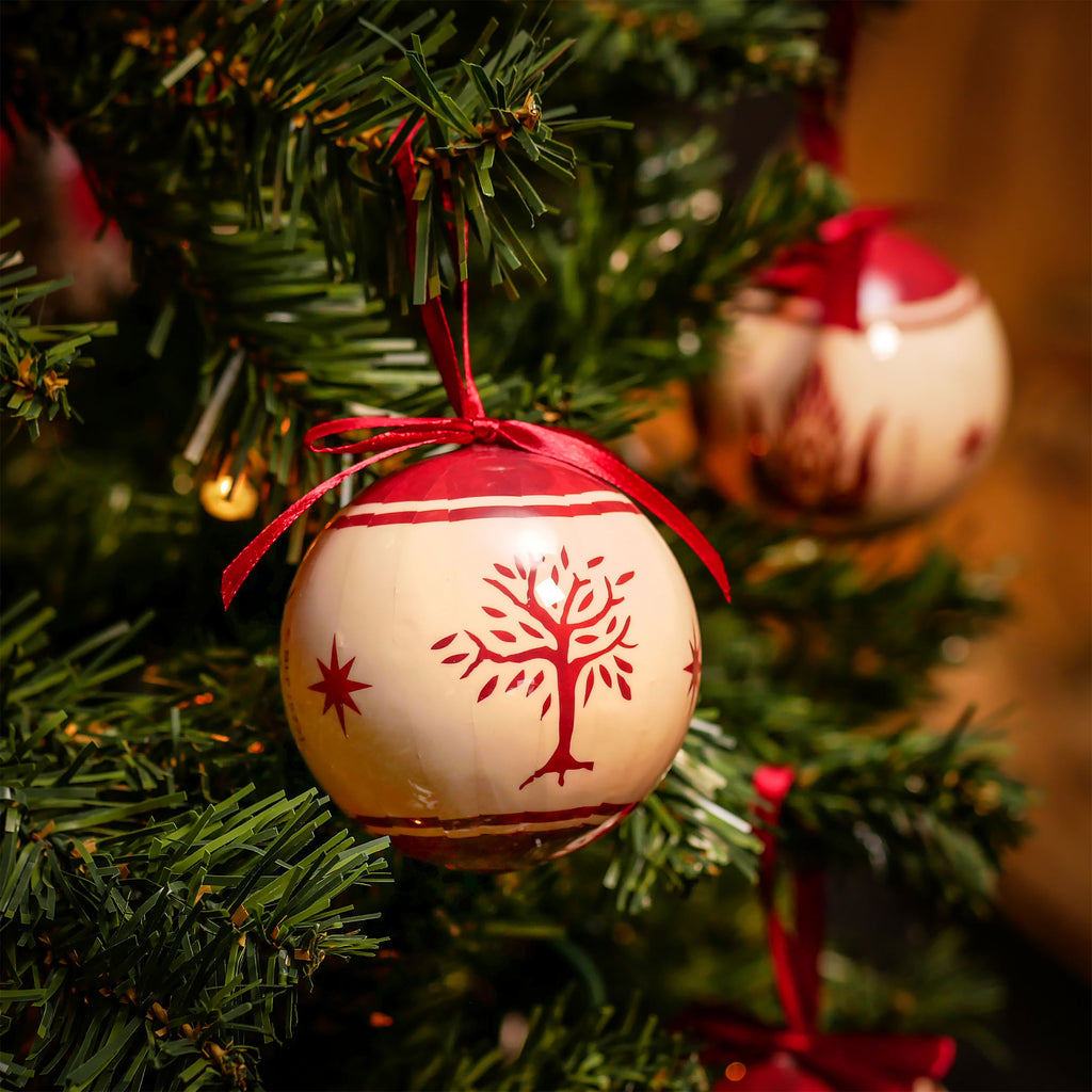 Produktbild Der Herr der Ringe - Mittelerde Symbole Weihnachtsbaumkugeln 14tlg